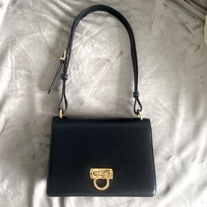 Salvatore Ferragamo mini black box bag